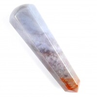 Sardonyx Single Point Wand Carving