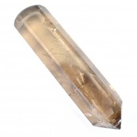 Smoky Quartz Single Point Wand Carving
