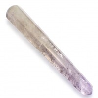 Amethyst Tapered Wand Carving