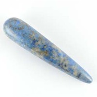 Lapis Lazuli Teardrop Wand Carving