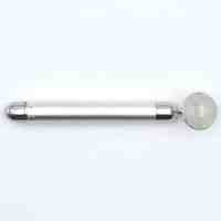 Clear Quartz Vibrating Cabochon Face Massager [Battery Operated]
